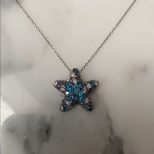 Sterling Silver Starfish Necklace